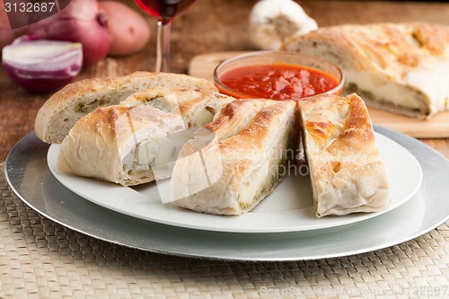 Image of Stromboli Stuffed Bread