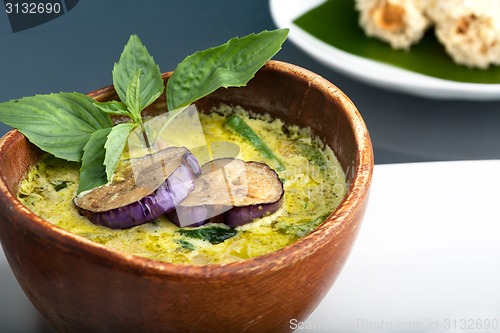 Image of Green Curry with Eggplant