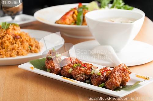 Image of Variety of Thai Food Dishes