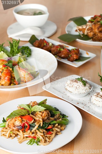 Image of Variety of Thai Food Dishes