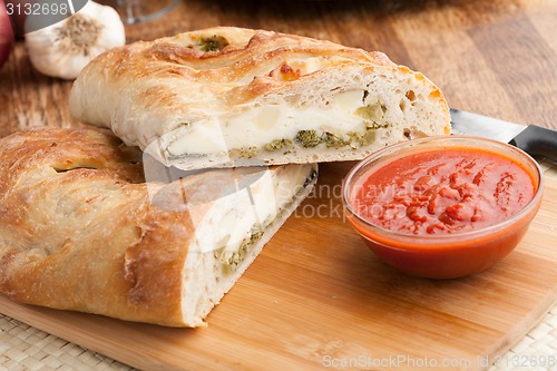 Image of Stromboli Stuffed Bread