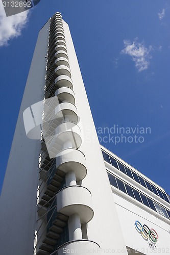 Image of Olympic stadium tower, Helsinki, Finland