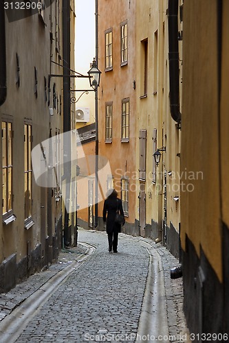 Image of Street in Gamla Stan, the old center of Stockholm