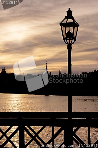Image of The view of Stockholm, evening