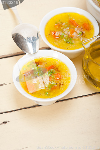 Image of Syrian barley broth soup Aleppo style
