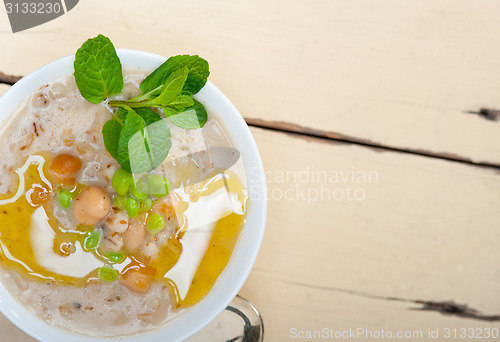 Image of Hearty Middle Eastern Chickpea and Barley Soup