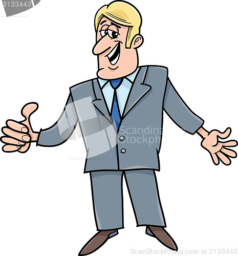 Image of ok man cartoon illustration