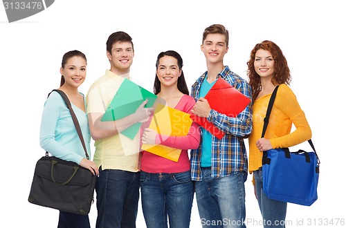 Image of group of smiling teenagers