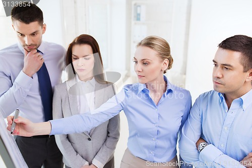 Image of business people meeting in office