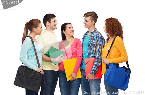 Image of group of smiling teenagers