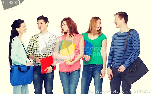 Image of group of smiling students standing