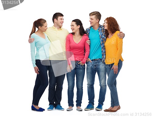 Image of group of smiling teenagers