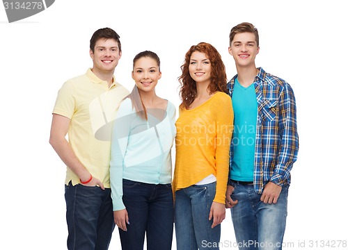 Image of group of smiling teenagers