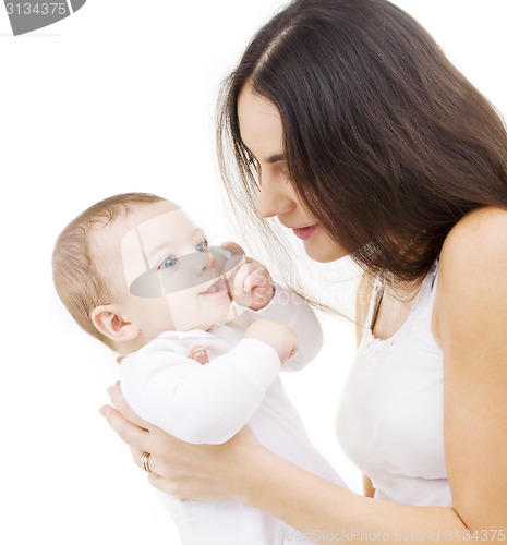 Image of baby and mother