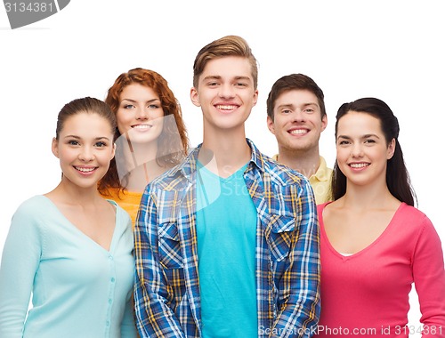 Image of group of smiling teenagers