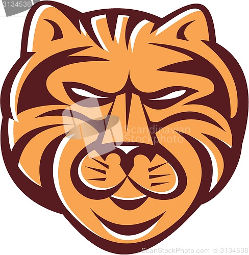 Image of Tiger Head Front Retro