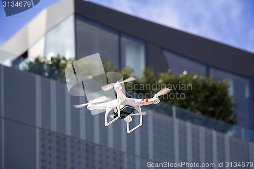 Image of Drone to fly in the city