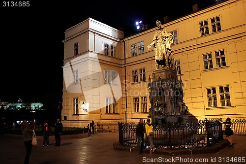 Image of Prague Charles monument 01