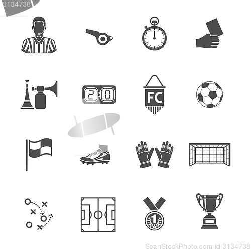 Image of Soccer Icon Set