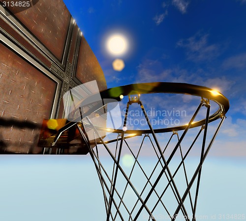 Image of Basketball hoop