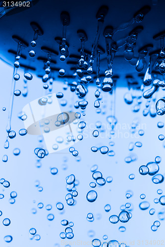 Image of Shower Head with Running Water