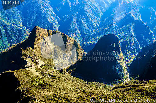 Image of Machu Picchu view in early morning
