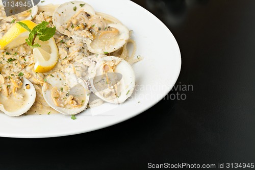 Image of Italian Pasta with Clam Sauce