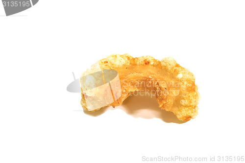 Image of Pork snack, pork rind, pork scratching or pork crackling