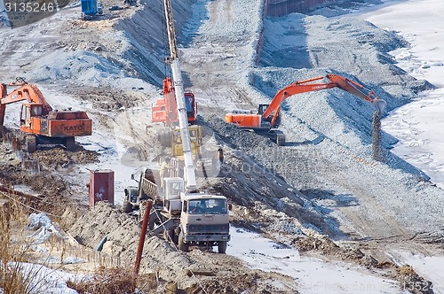 Image of Construction of pedestrian quay in Tyumen