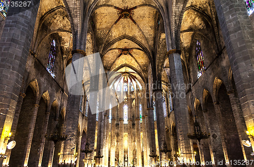 Image of Gothic church interior