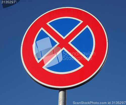 Image of No parking sign