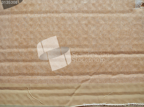 Image of Brown corrugated cardboard background