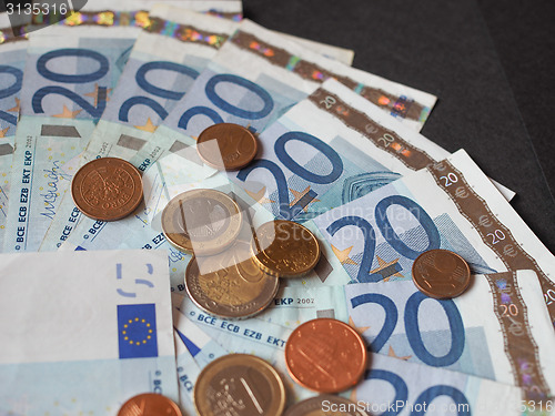 Image of Euro bank notes