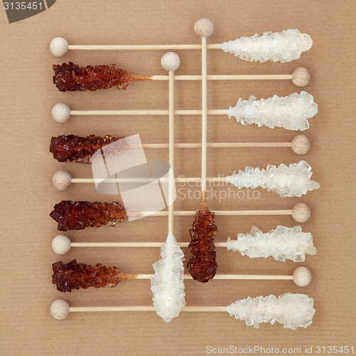 Image of Sugar Crystal Lollipops