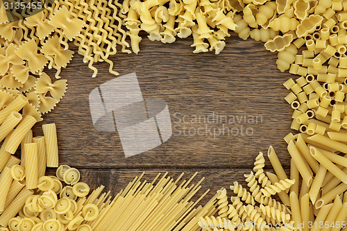 Image of Abstract Pasta Border