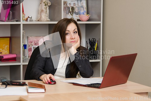 Image of Tortured worker in the office