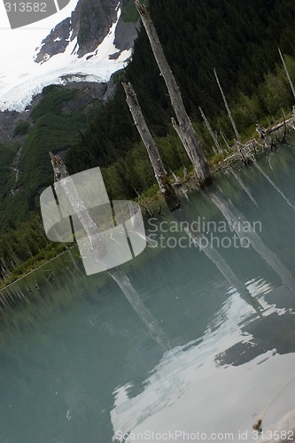 Image of Lake and a glacier