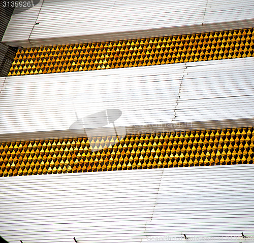 Image of  abstract    in the metal gold      bangkok   palaces  temple  