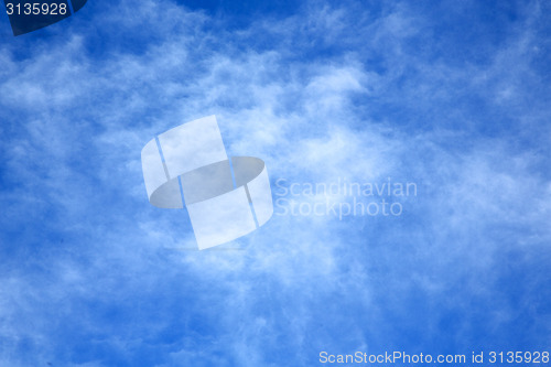 Image of the sunrise in  colored sky   clouds and  