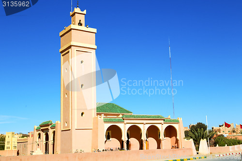 Image of in maroc africa minaret and  