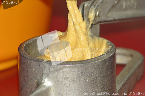 Image of German noodle machine for spaetzle