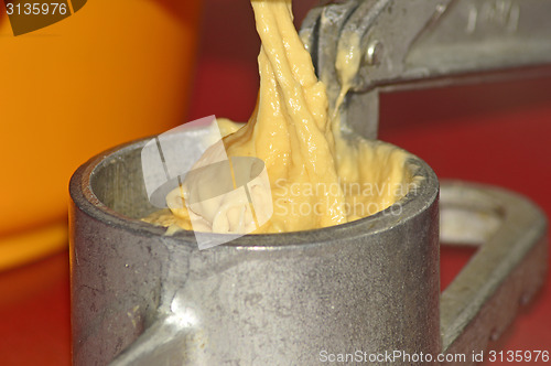 Image of German noodle machine for spaetzle