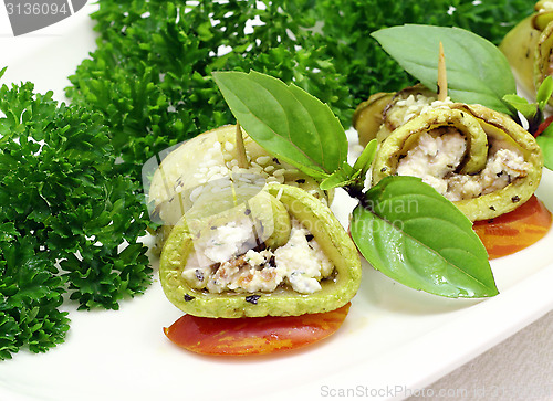 Image of Zucchini rolls