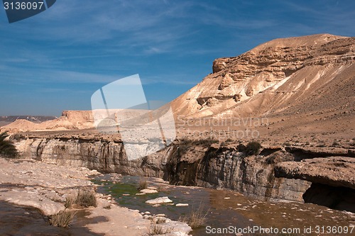 Image of Water spring in a desert