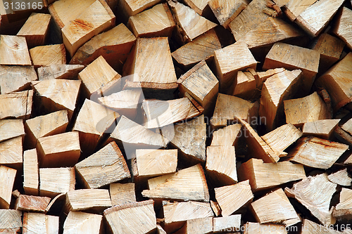 Image of wood ready for the fire