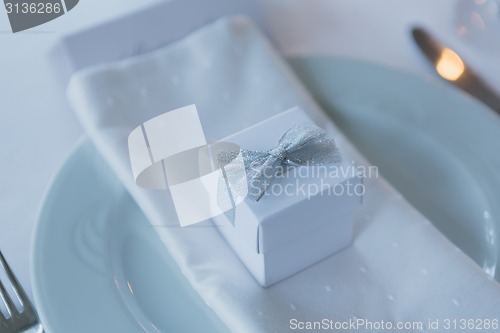Image of decorated wedding table