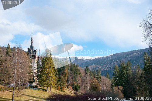 Image of Peles castle in Romania