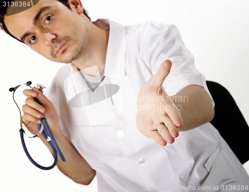 Image of Doctor with stethoscope