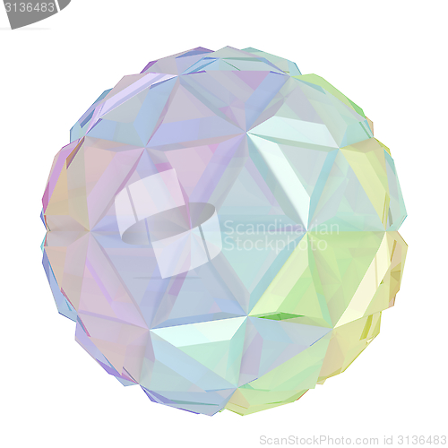 Image of Colorful abstract sphere