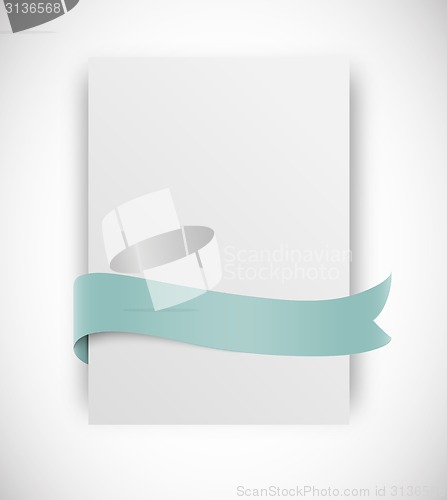Image of Card with ribbon
